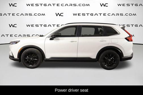 Platinum White Pearl 2025 Honda CR-V Hybrid Sport FWD