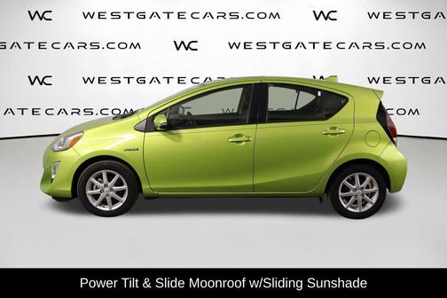 Electric Lime Metallic 2015 Toyota Prius c Four