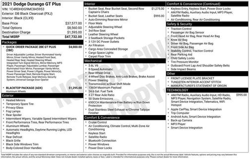 2021 Dodge Durango GT