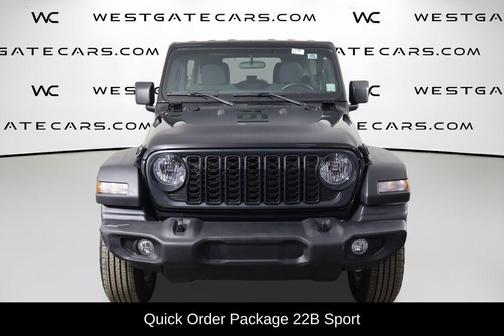 Black Clearcoat 2025 Jeep Wrangler Sport