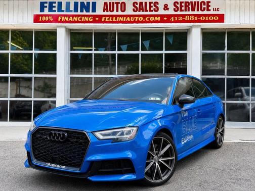 Blue 2018 Audi S3 2.0T Premium Plus