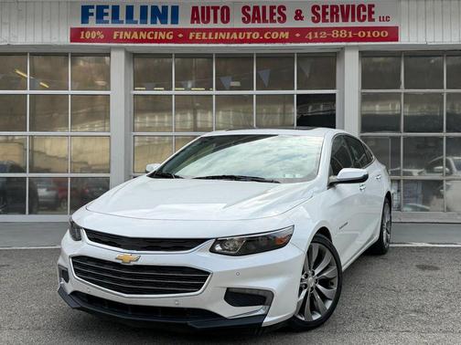 White 2016 Chevrolet Malibu Premier
