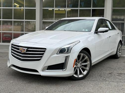 Crystal White Tricoat 2019 Cadillac CTS 2.0L Turbo Luxury