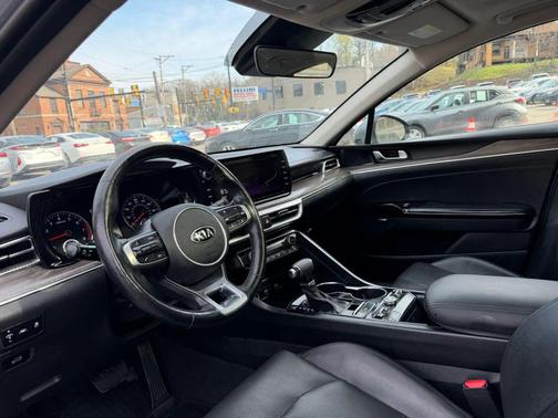 Gray 2021 Kia K5 EX Sedan 4D