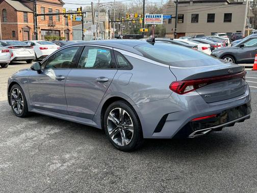 Gray 2021 Kia K5 EX Sedan 4D
