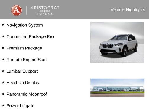 Alpine White 2024 BMW X3 xDrive30i