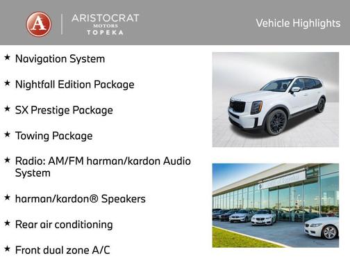 Glacial White Pearl 2022 Kia Telluride SX
