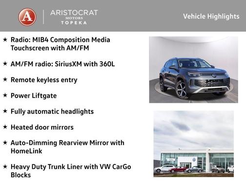 2026 Volkswagen Tiguan 2.0T SE 4MOTION