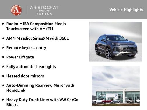 2026 Volkswagen Tiguan 2.0T SE 4MOTION