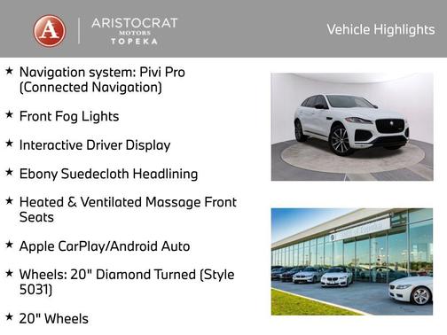 2025 Jaguar F-PACE R-Dynamic S P250 AWD Automatic