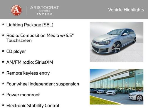 2016 Volkswagen Golf GTI 2.0T SE 4-Door