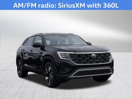 deep black pearl 2026 Volkswagen Atlas Cross Sport 2.0T SE w/Technology 4MOTION