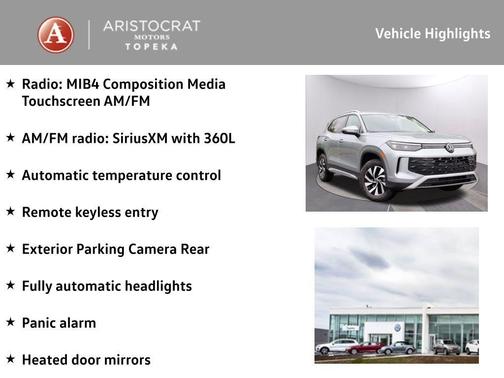 2025 Volkswagen Tiguan 2.0T S 4MOTION