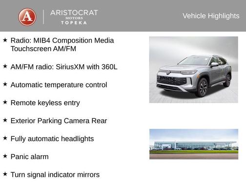 2025 Volkswagen Tiguan 2.0T S 4MOTION