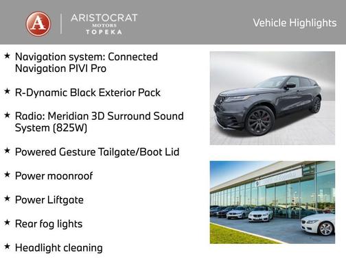 2021 Land Rover Range Rover Velar P250 S R-Dynamic