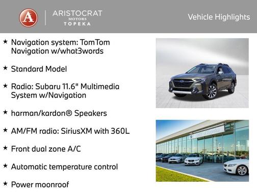 Autumn Green Metallic 2025 Subaru Outback Touring XT