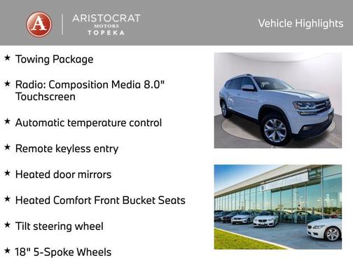 2019 Volkswagen Atlas 3.6L SE