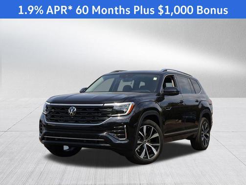Deep Black Pearl 2026 Volkswagen Atlas 2.0T SEL Premium R-Line 4MOTION