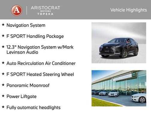 2022 Lexus RX 350 F SPORT Handling