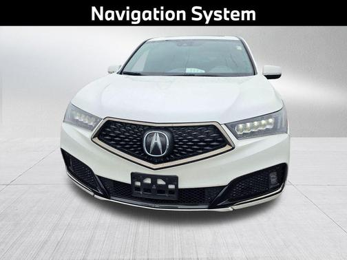 White Diamond Pearl 2019 Acura MDX 3.5L Technology & A-Spec Pkgs