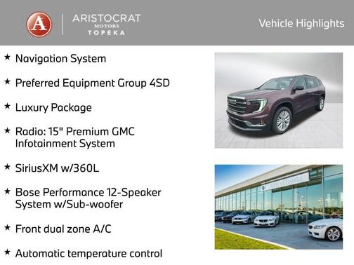 2024 GMC Acadia AWD Elevation