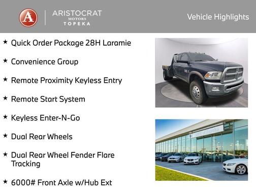 2017 RAM 3500 Laramie Crew Cab 4x4 8' Box