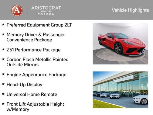 2021 Chevrolet Corvette Stingray w/2LT