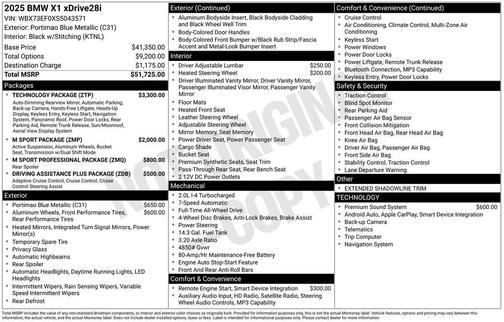 2025 BMW X1 xDrive28i