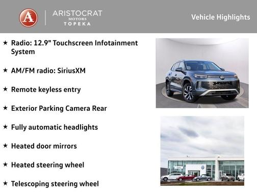 2026 Volkswagen Tiguan 2.0T S 4MOTION