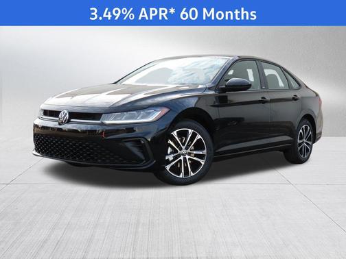 Deep Black Pearl 2026 Volkswagen Jetta 1.4T S