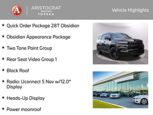 2024 Jeep Grand Wagoneer Series III Obsidian 4x4