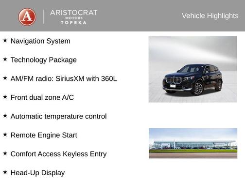 Black Sapphire Metallic 2025 BMW X1 xDrive28i