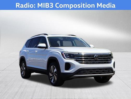 White 2026 Volkswagen Atlas 2.0T SE w/Technology 4MOTION