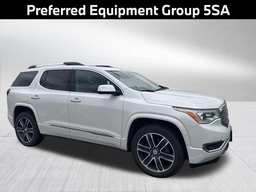 White Frost Tricoat 2017 GMC Acadia Denali