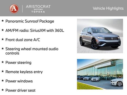 2022 Volkswagen Tiguan 2.0T SE 4MOTION