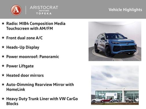 2026 Volkswagen Tiguan 2.0T SE R-Line Black 4MOTION