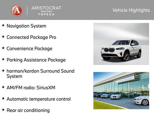 Alpine White 2023 BMW X3 xDrive30i