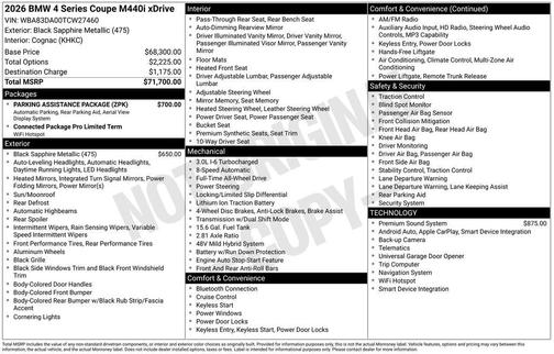 2026 BMW M440 i xDrive