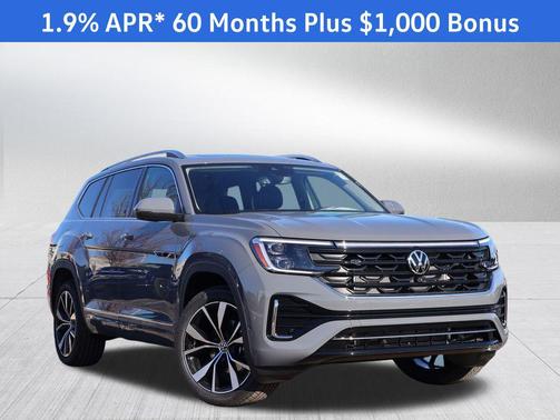 Pure Gray 2026 Volkswagen Atlas 2.0T SEL Premium R-Line 4MOTION