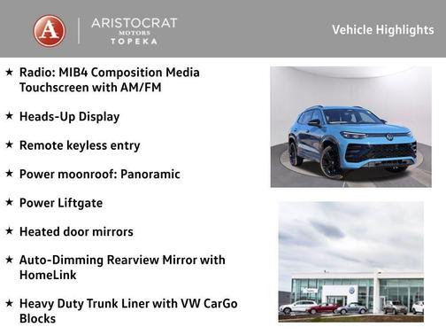 2026 Volkswagen Tiguan 2.0T SE R-Line Black 4MOTION