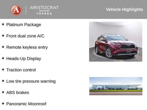 2023 Toyota Highlander Platinum