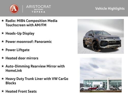 2026 Volkswagen Tiguan 2.0T SE R-Line Black 4MOTION