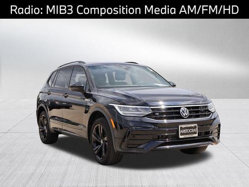 Deep Black Pearl 2023 Volkswagen Tiguan 2.0T SE R-Line Black