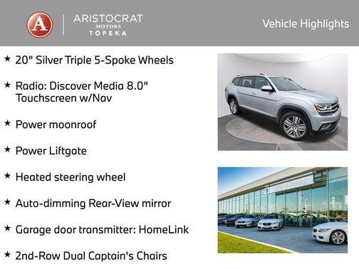 2019 Volkswagen Atlas 3.6L SEL