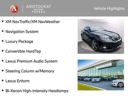 2011 Lexus IS 350C Base