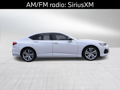 Platinum White Pearl 2022 Acura TLX Technology