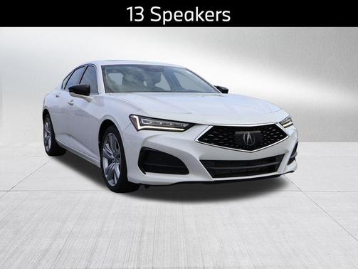 Platinum White Pearl 2022 Acura TLX Technology
