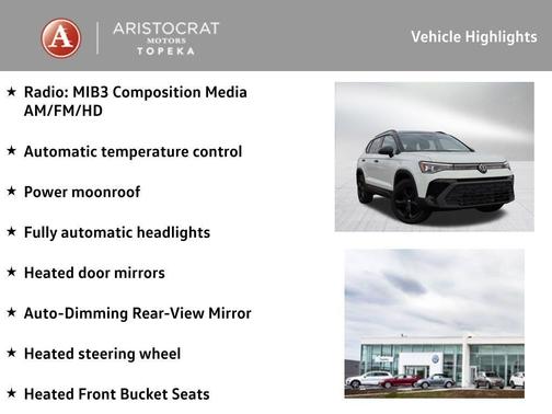 2026 Volkswagen Taos SE Black