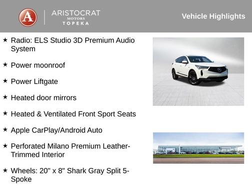 2022 Acura RDX A-Spec Package