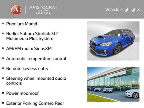 2018 Subaru WRX Premium